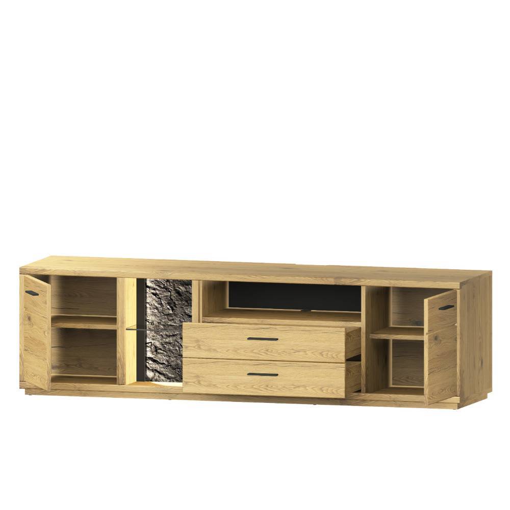 Wohnzimmer-Anbauwand Set - Friburgo (dreiteilig)