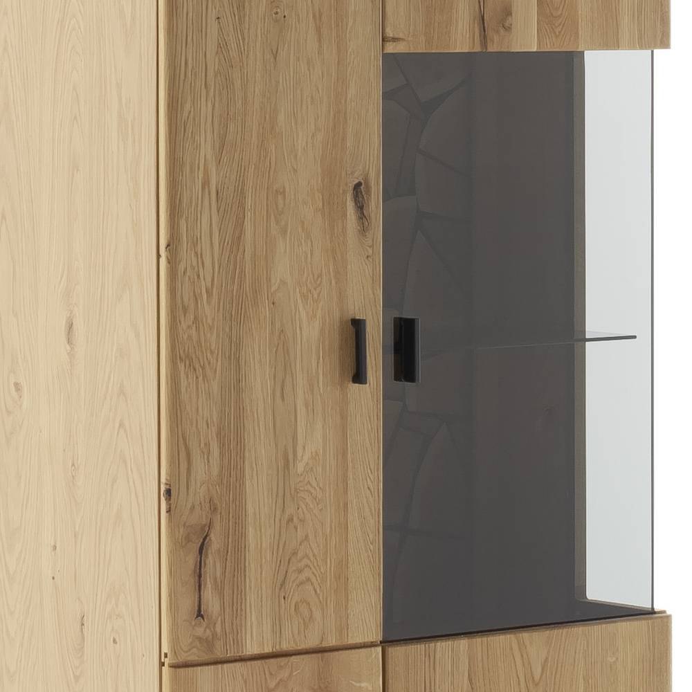 Wohnzimmer Vitrinenschrank in Wildeiche - Dagmy