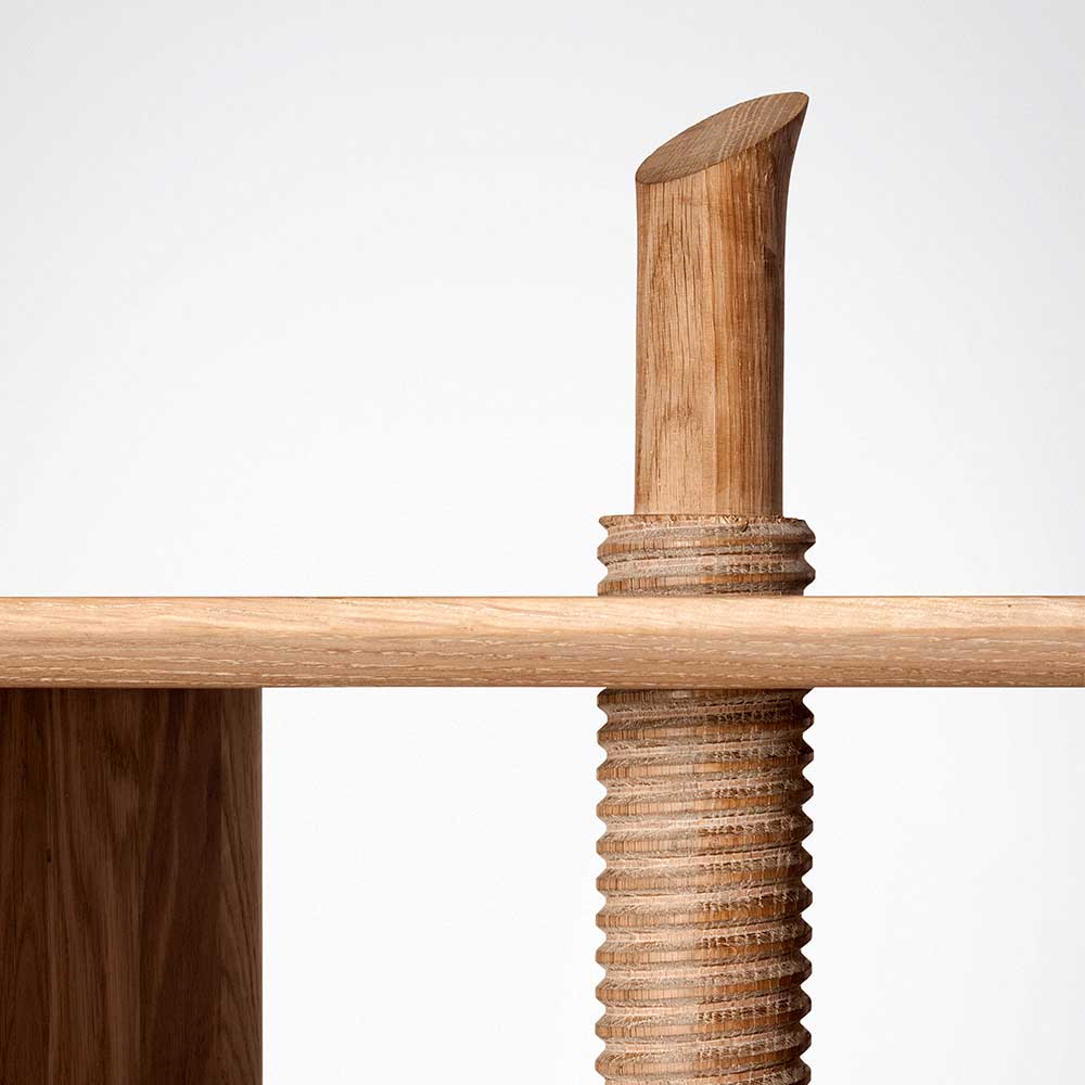 Design Holz Beistelltisch drehbar - Julecas