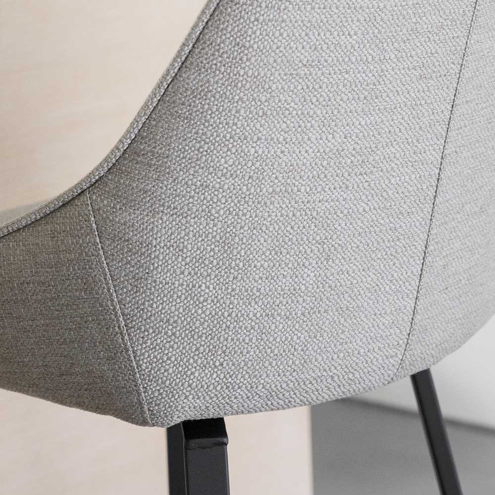 Drehbare Barstühle in Beige - Taja (2er Set)