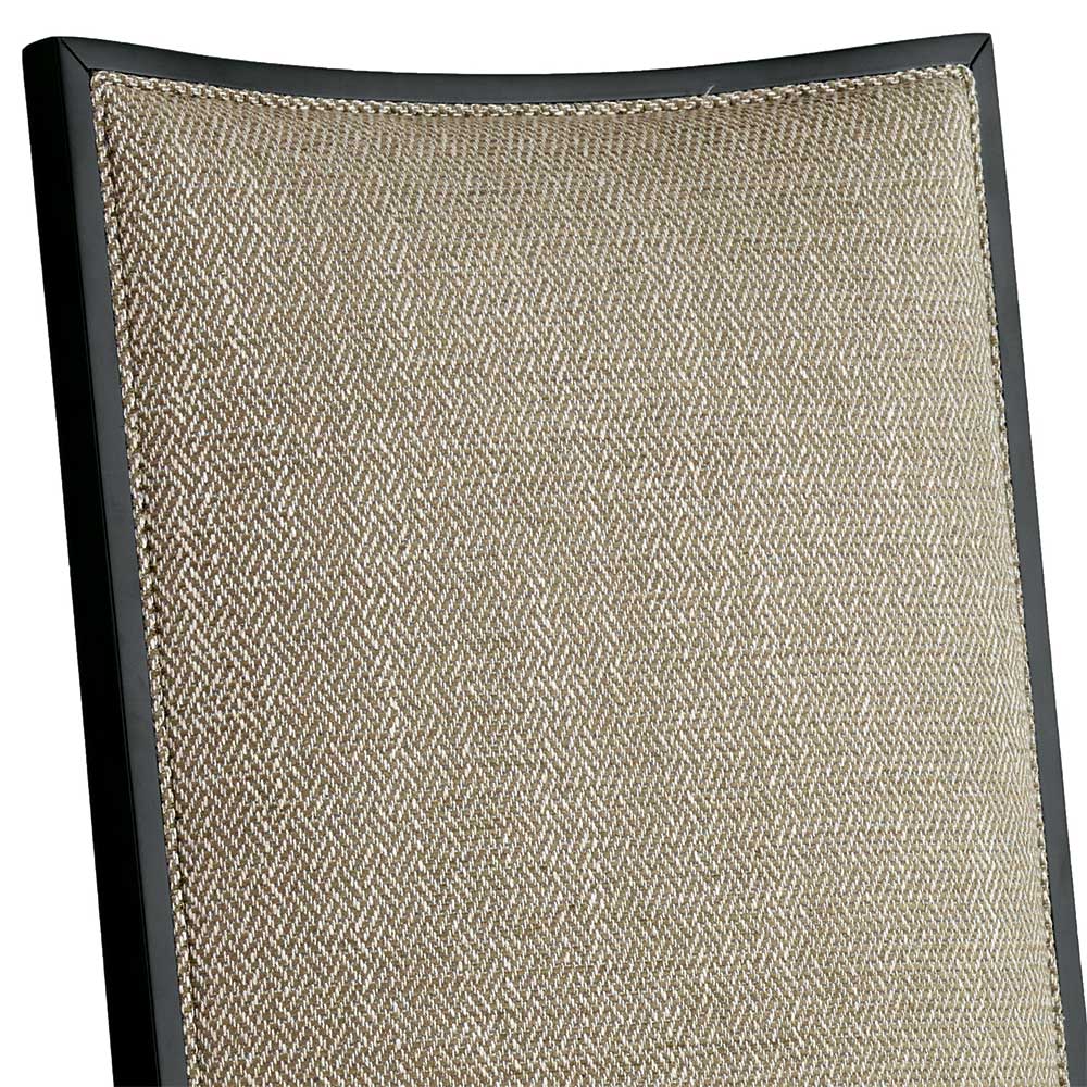 Esszimmerstuhl in Beige und Schwarz - Loytami