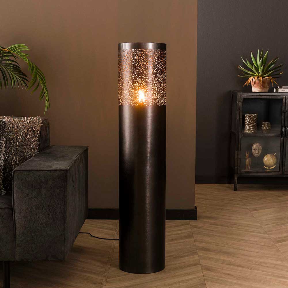 Metall Stehleuchte im Zylinder Design - Vacan