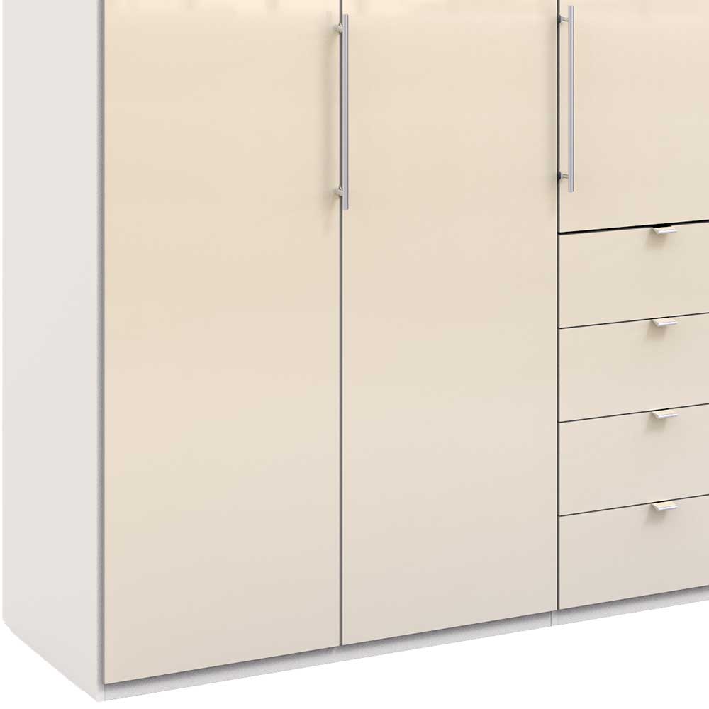 Kleiderschrank für modernes Schlafzimmer in Creme - Zidarie