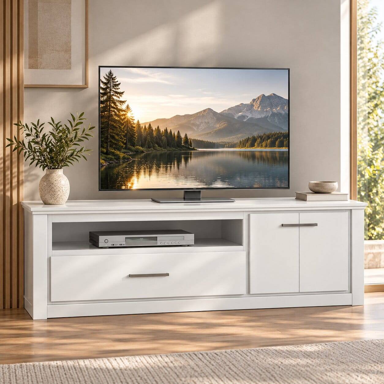 160x55x40 TV Lowboard im Landhausstil - Carlisona