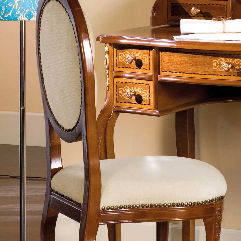 Barock Arbeitszimmer Möbel Natale mit Schreibtisch (zweiteilig)