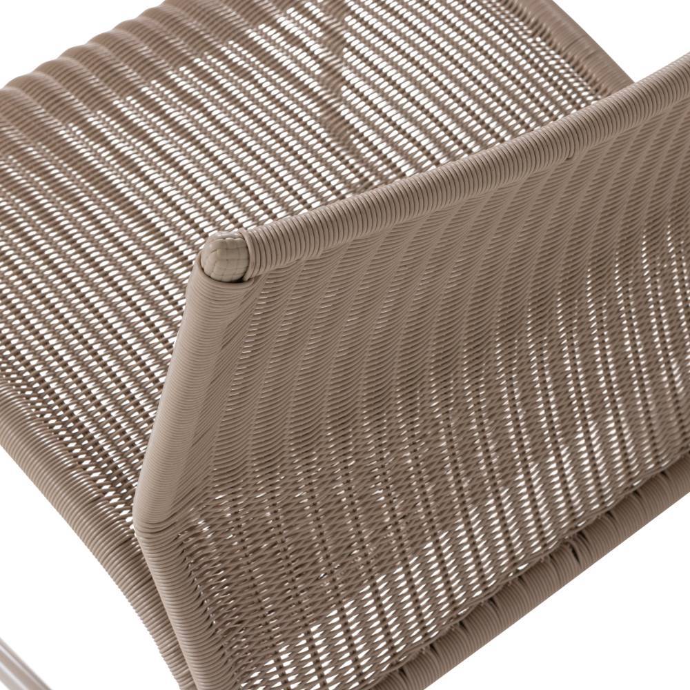 Lounge-Gartensessel in Beige - Elric