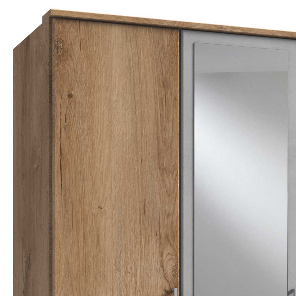 4-türiger Kleiderschrank in Plankeneiche NB - Anca