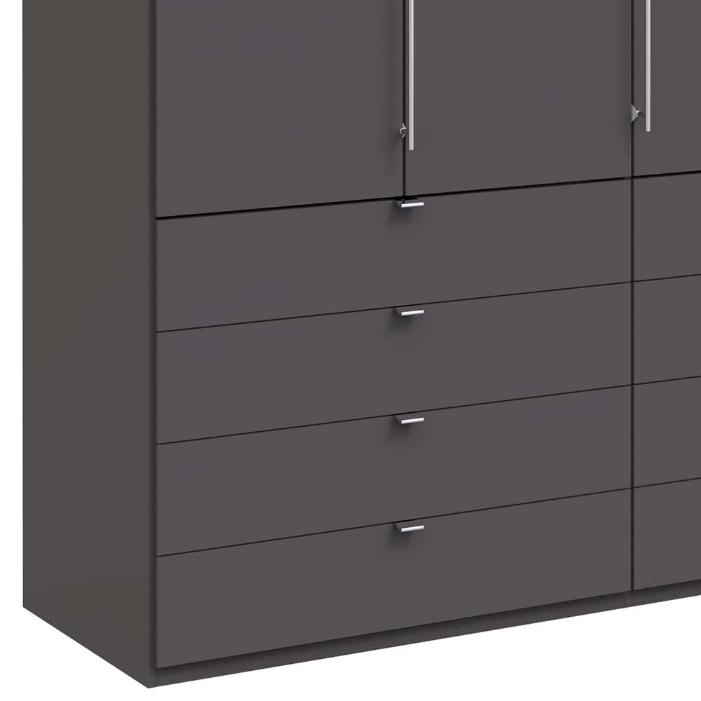 Hoher Schlafzimmer Schrank in Braun - Sitanio