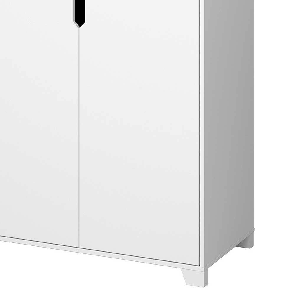 2-türiger Schlafzimmerschrank im Skandinavischen Stil - Naidlas