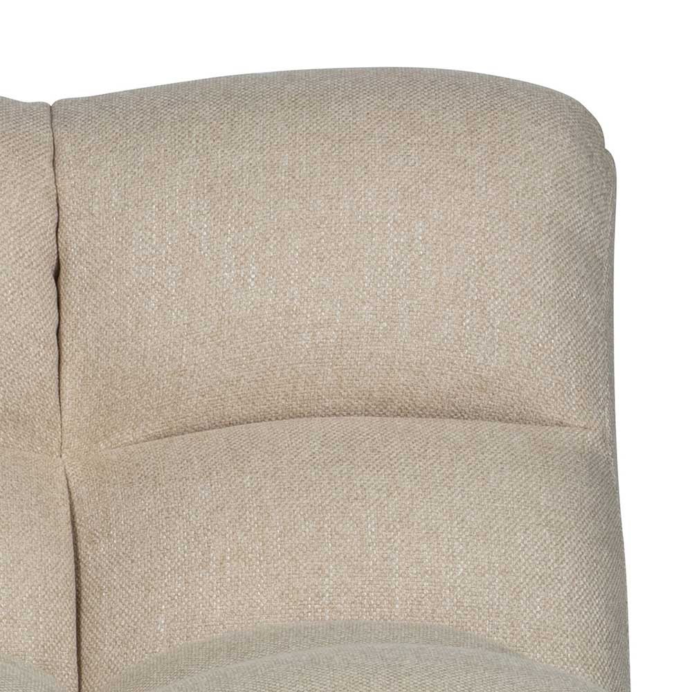 Design Sessel ohne Armlehnen in Beige - Grenvy