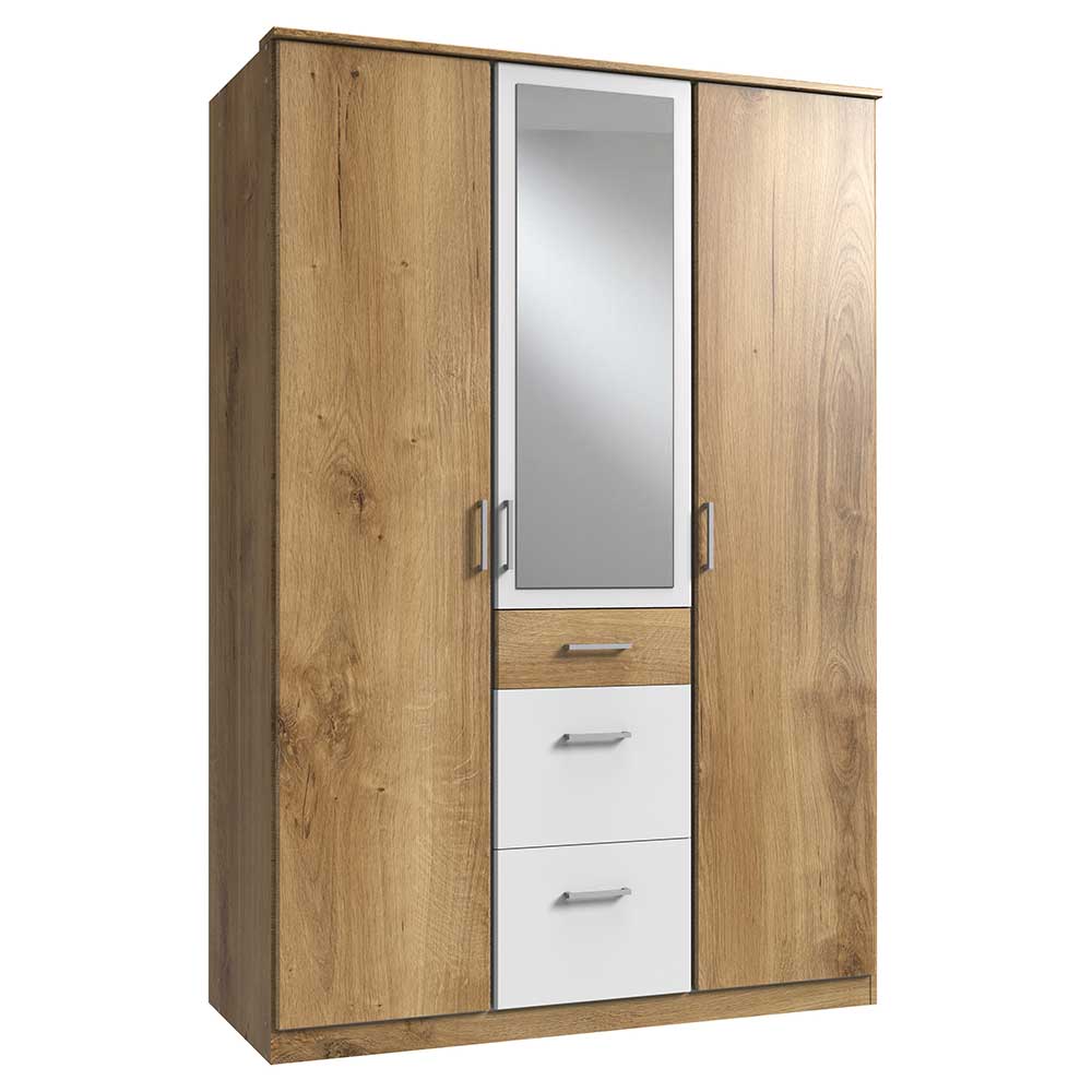 Moderner Schlafzimmerschrank mit Spiegel - Curacao