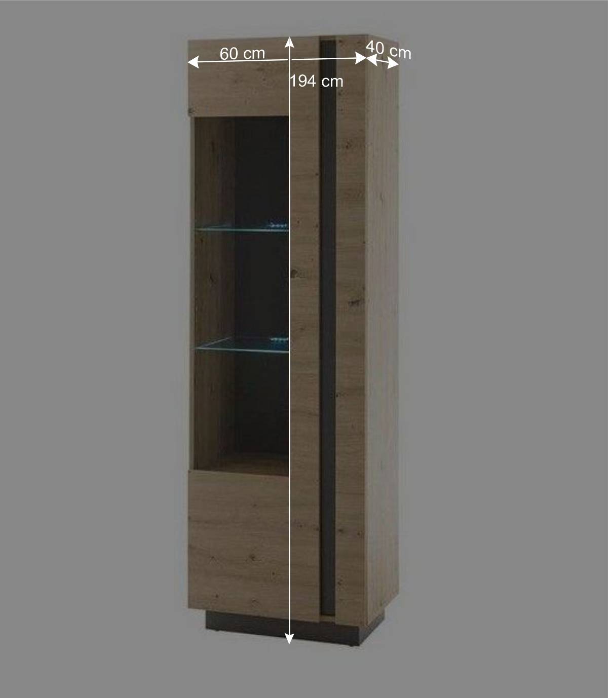 Wohnzimmer Anbauwand 270 cm breit - Lairian (vierteilig)