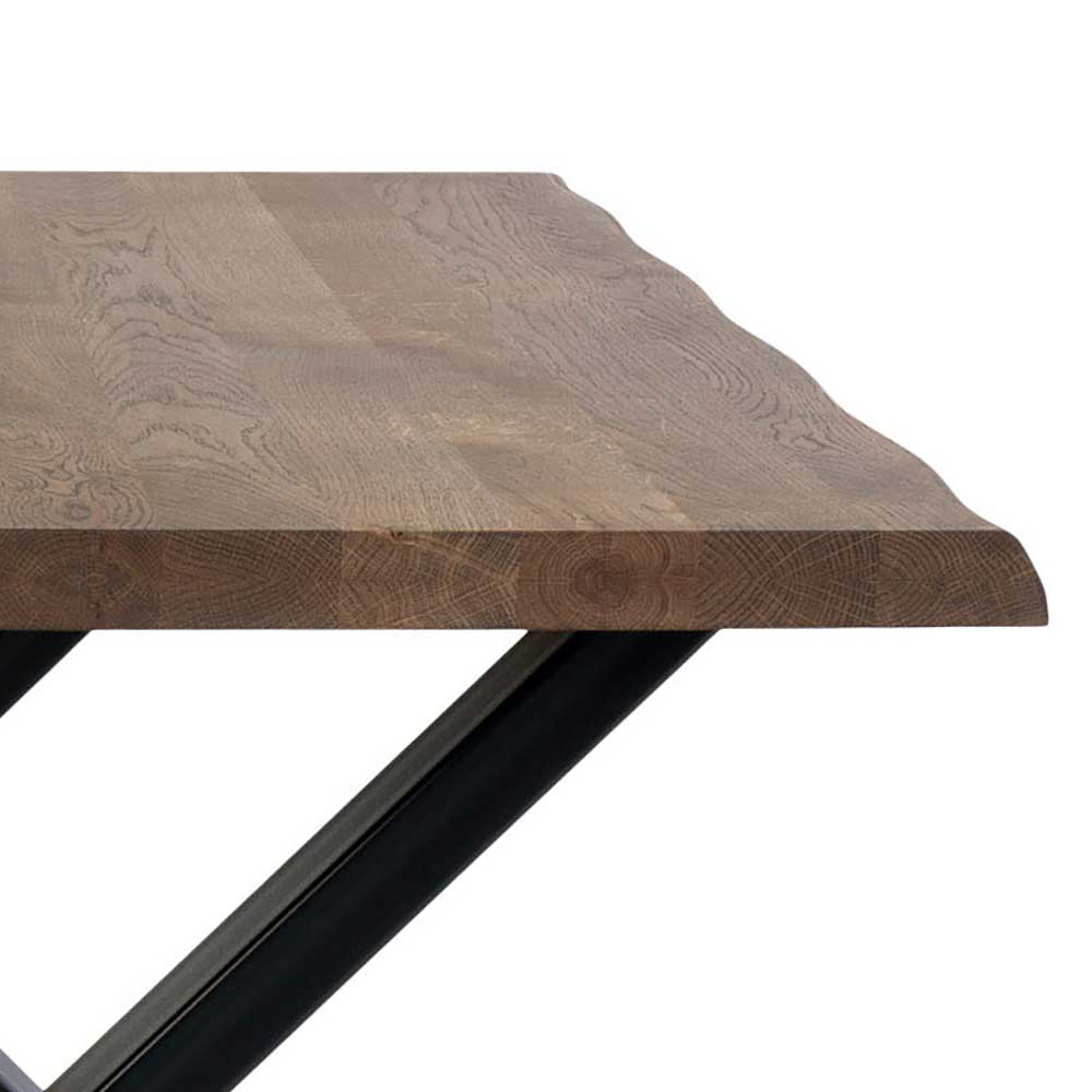 300x100 Esstisch aus Eiche mit Räucheröl - Ewlina