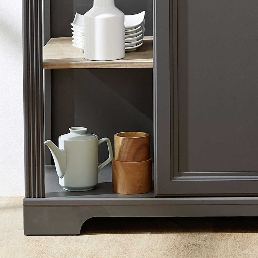 171x102x48 Landhaus Sideboard in Grau - Thumbs