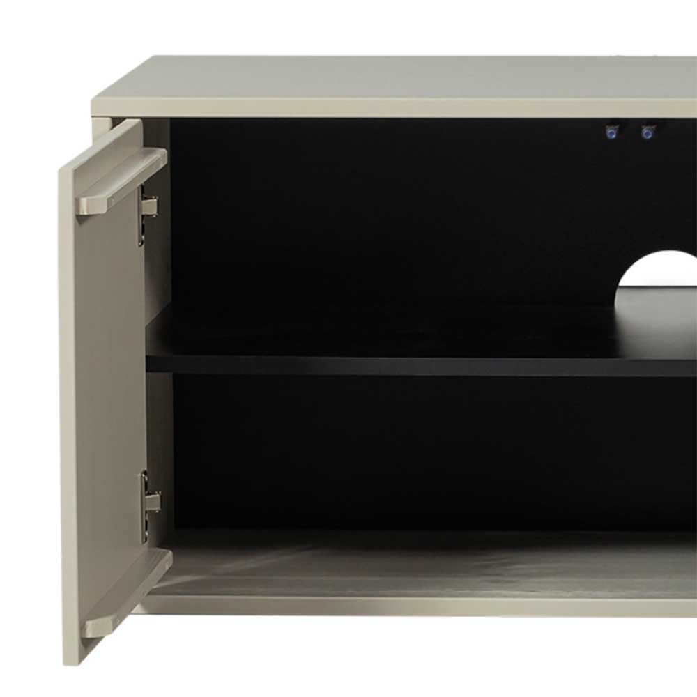 TV Lowboard in Hellgrau Kiefernholz - Prime