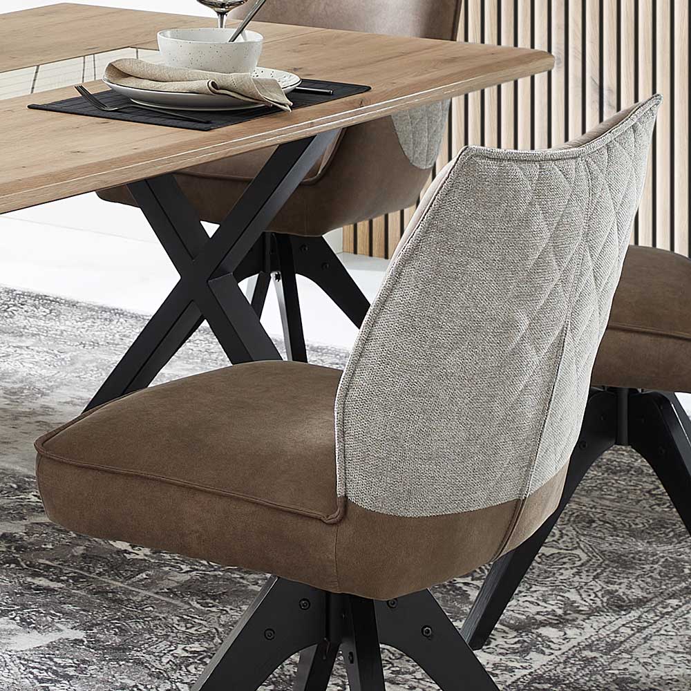 Design Polsterstühle drehbar - Zavana (2er Set)