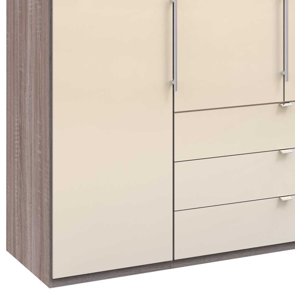 Kombi-Schlafzimmer-Kleiderschrank in Creme - Casilla