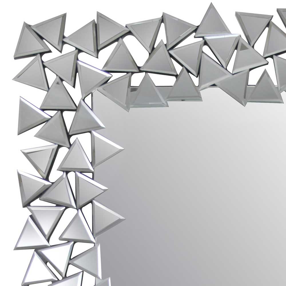 Designspiegel mit Dreieck Mosaik Rahmen - Yesma