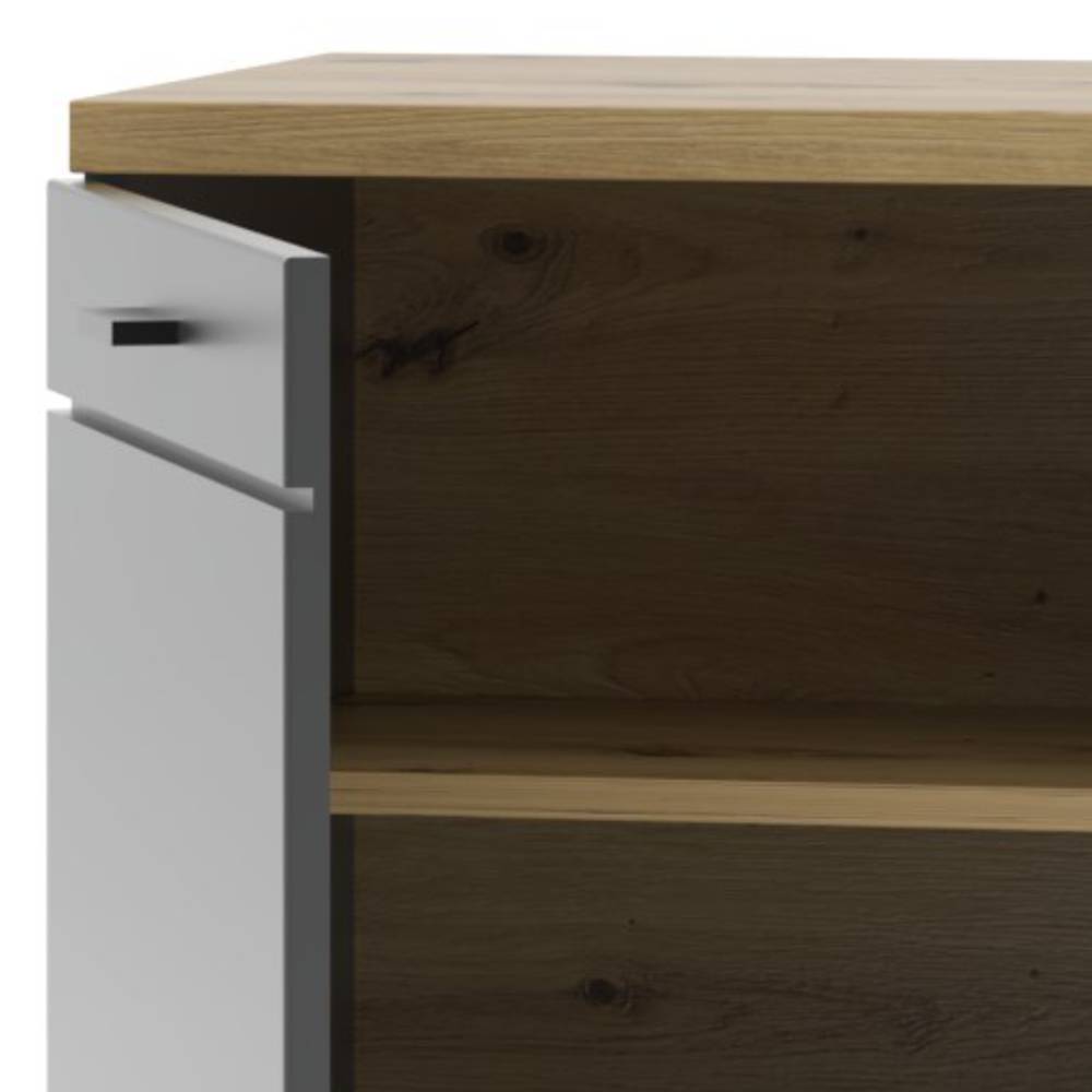 Design Wohnwand Kombi modern - Azar (achtteilig)
