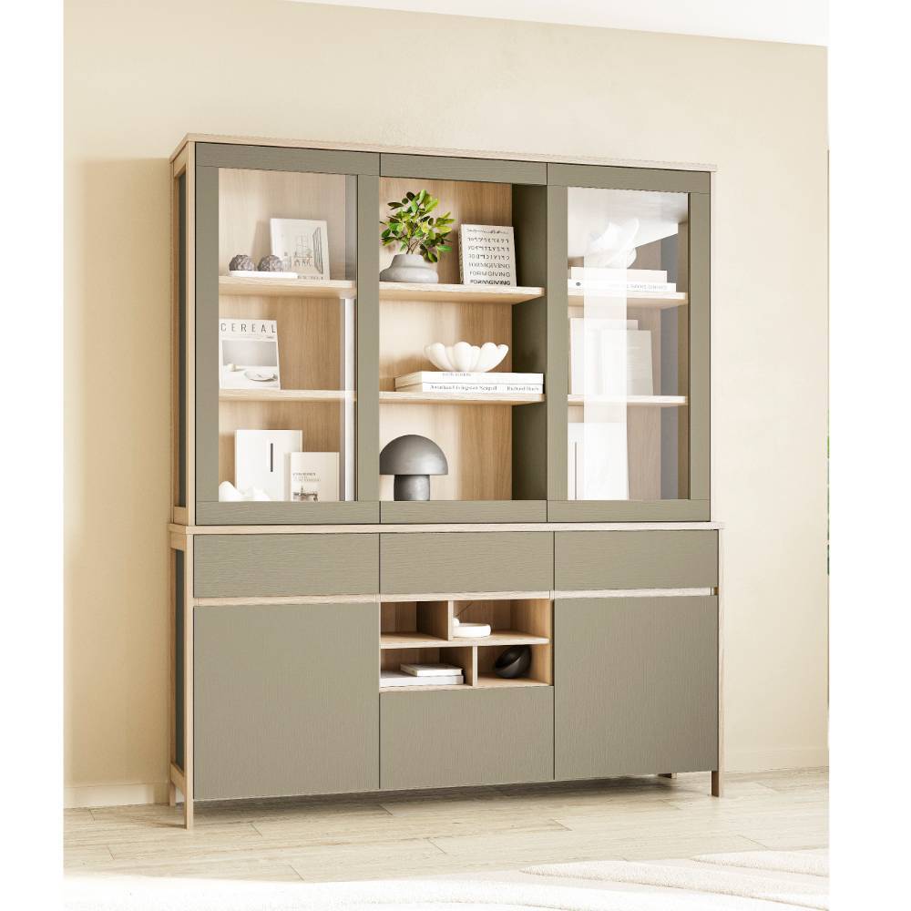 Buffetschrank in Eukalyptus und Eiche Optik - Promo