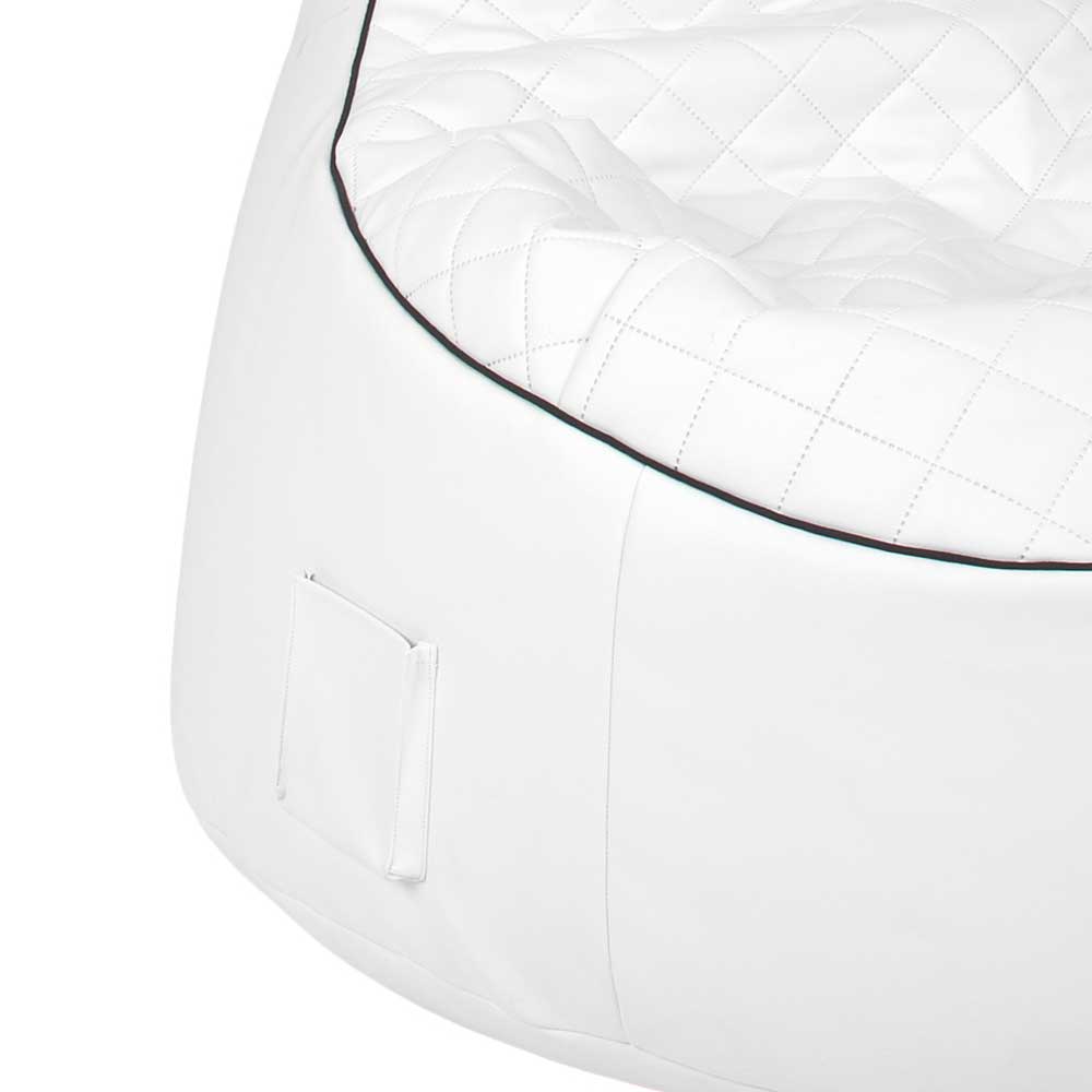 Sessel Sitzsack Mars in Weiß