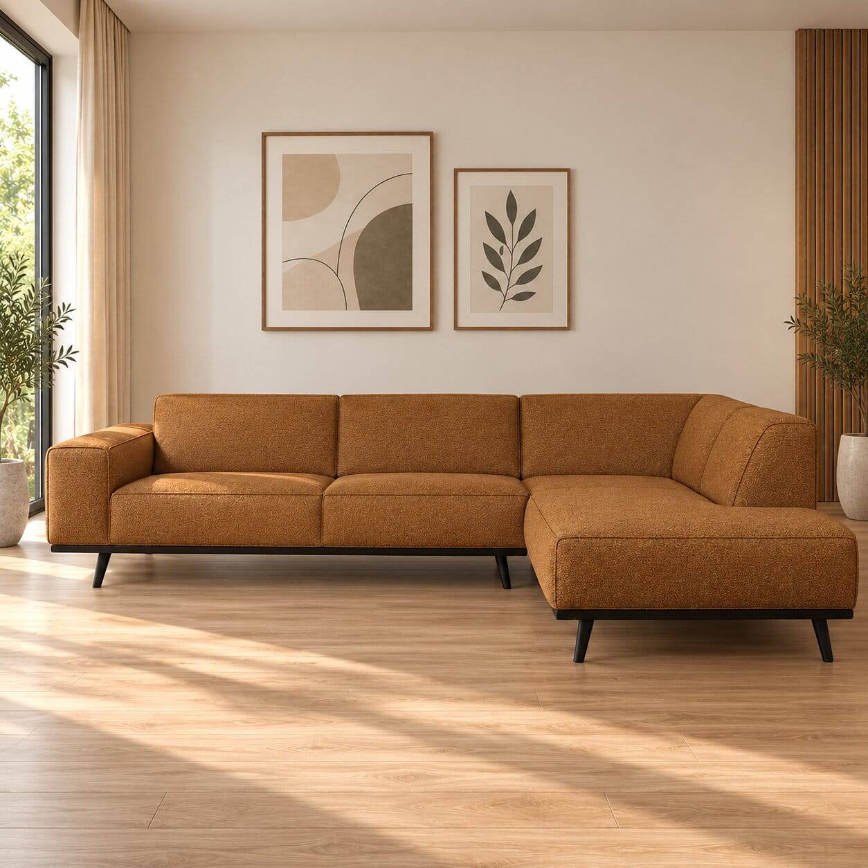 Buklee Ecksofa in Bernstein - Hills