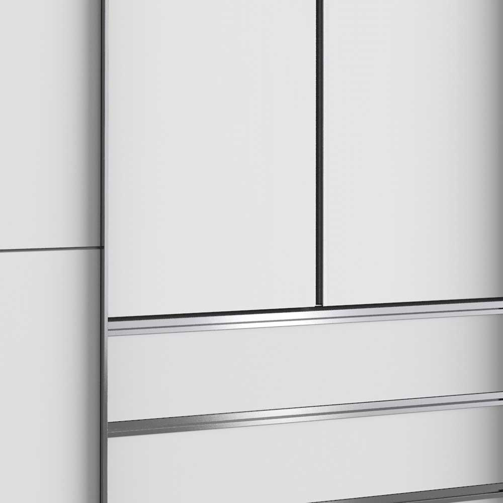 Weißer Schlafzimmerschrank in modernem Design - Gastruna