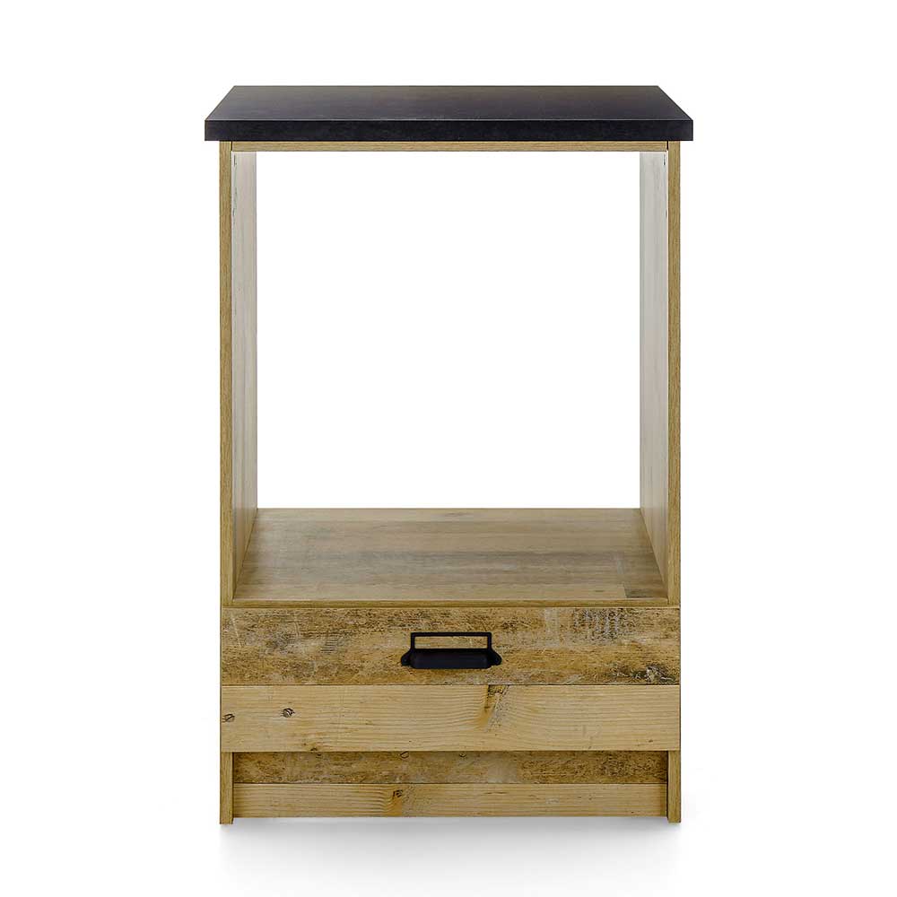 Herdumbau-Schrank in Altholz Optik - Garisa