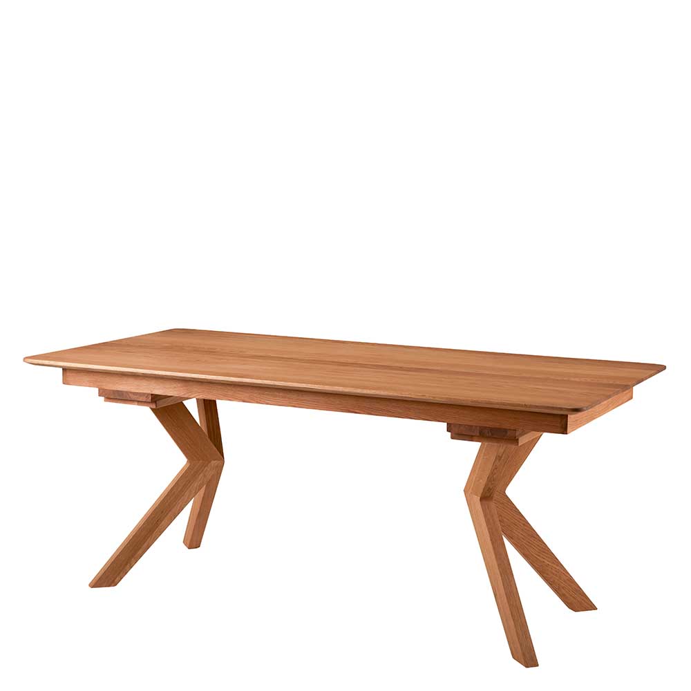 180x90 Design Esstisch aus Wildeiche - Ovenciana