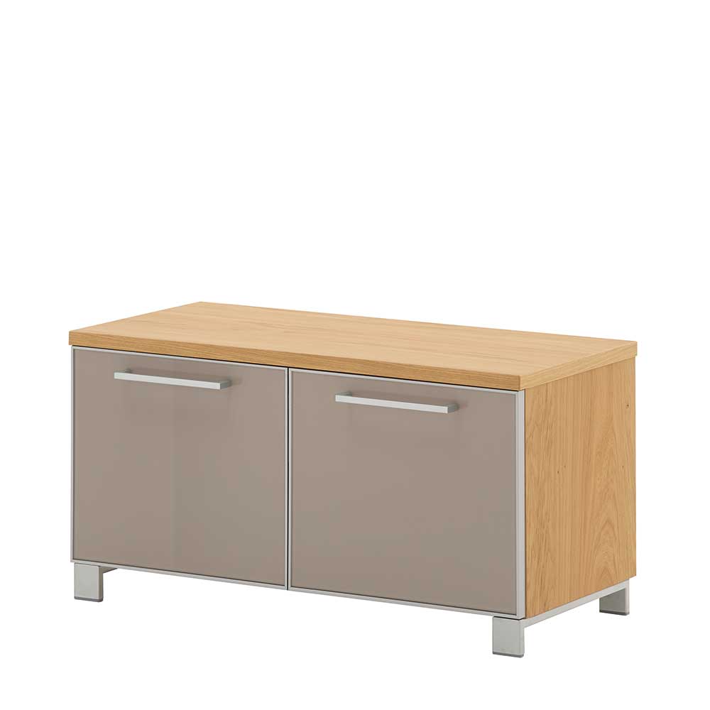 Flurbank Diecca mit Taupe Glas