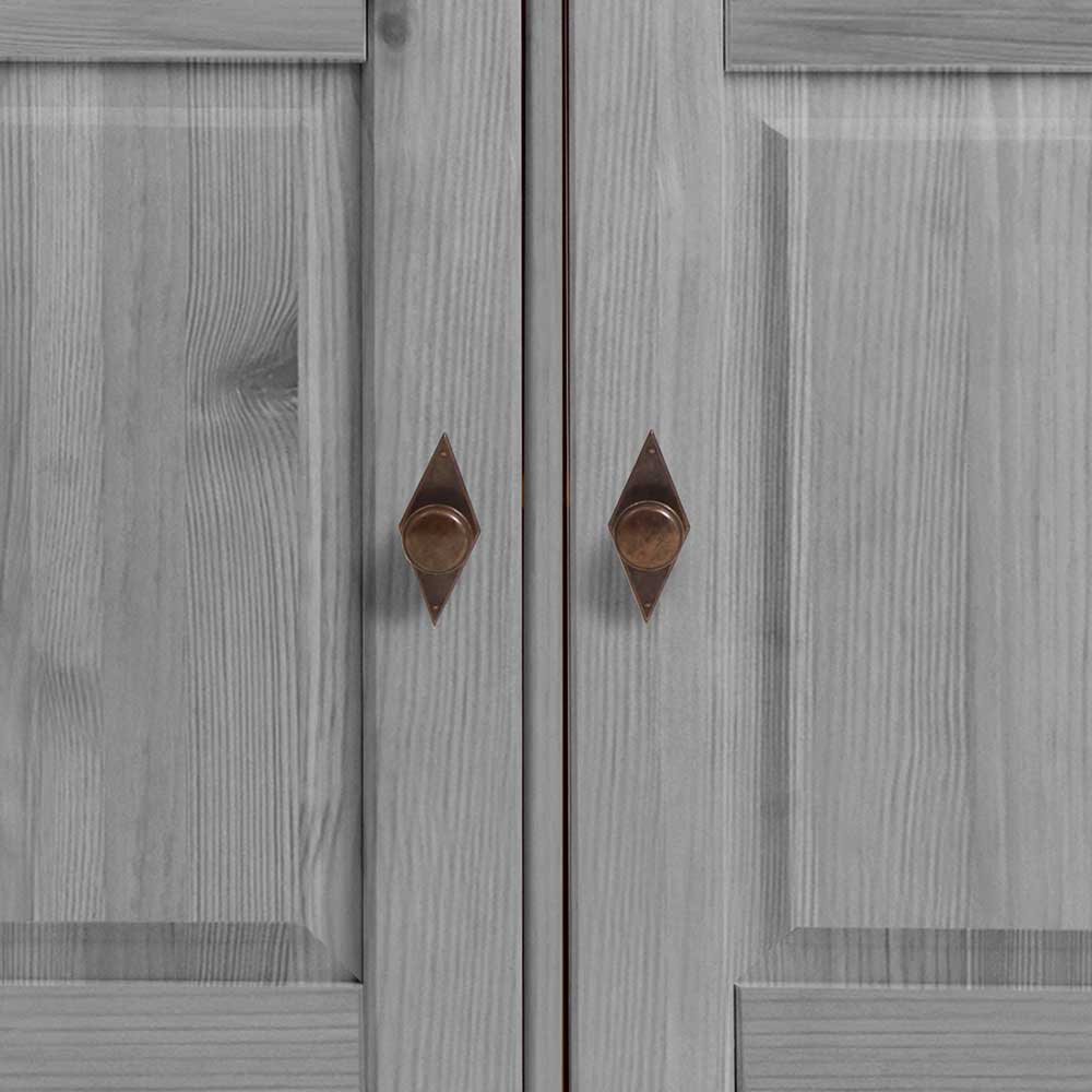 Landhaus Sideboard Cempino in Grau