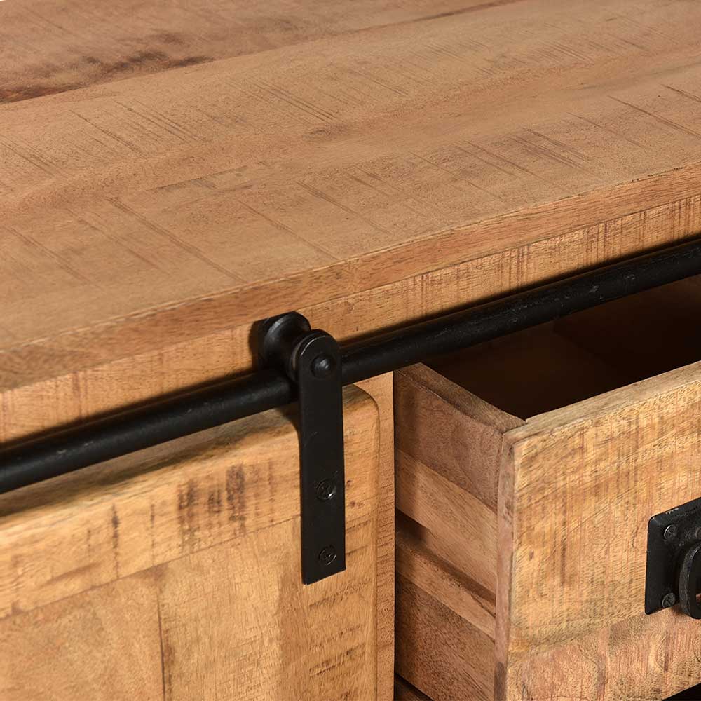 Industrial Sideboard mit zwei Schiebetüren - Eswan
