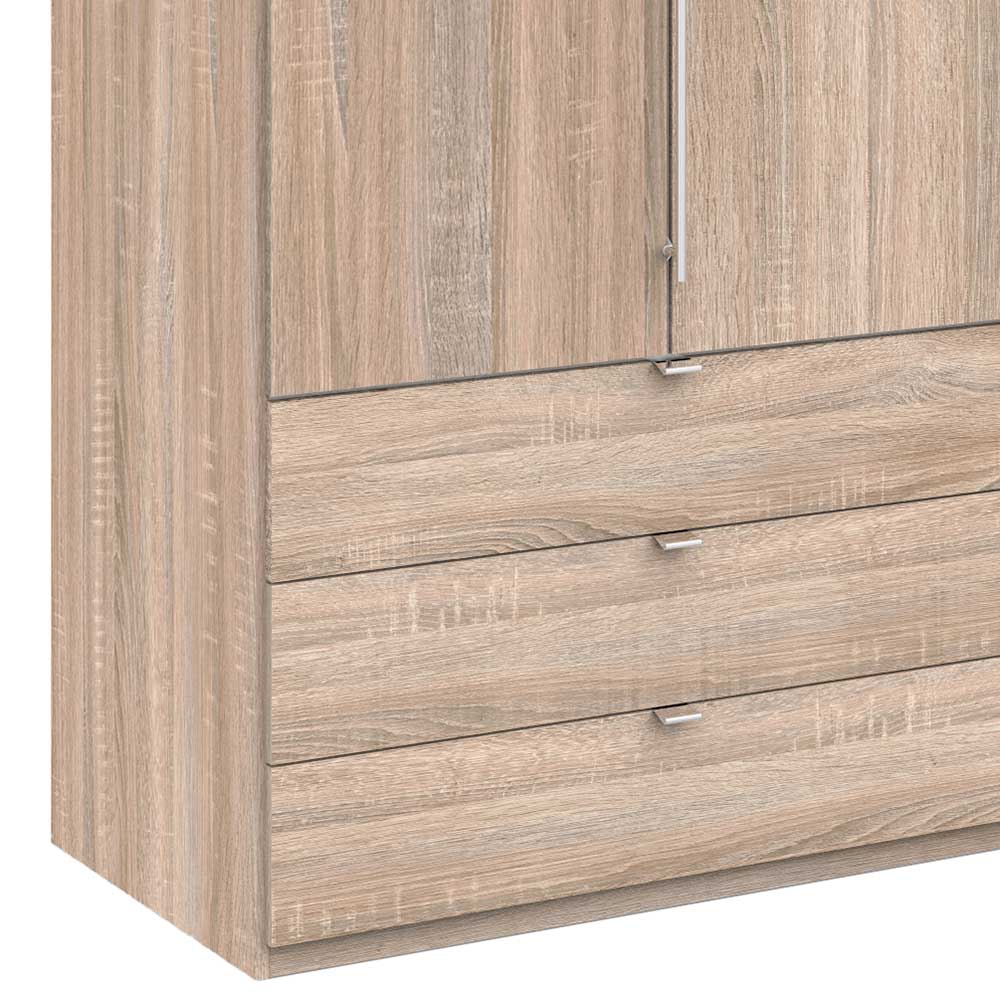 Hochwertiger Schlafzimmerschrank foliert Holzoptik - Zayun