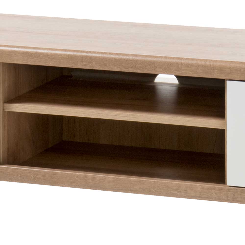 Scandi Lowboard für Fernseher zweifarbig - Cablos