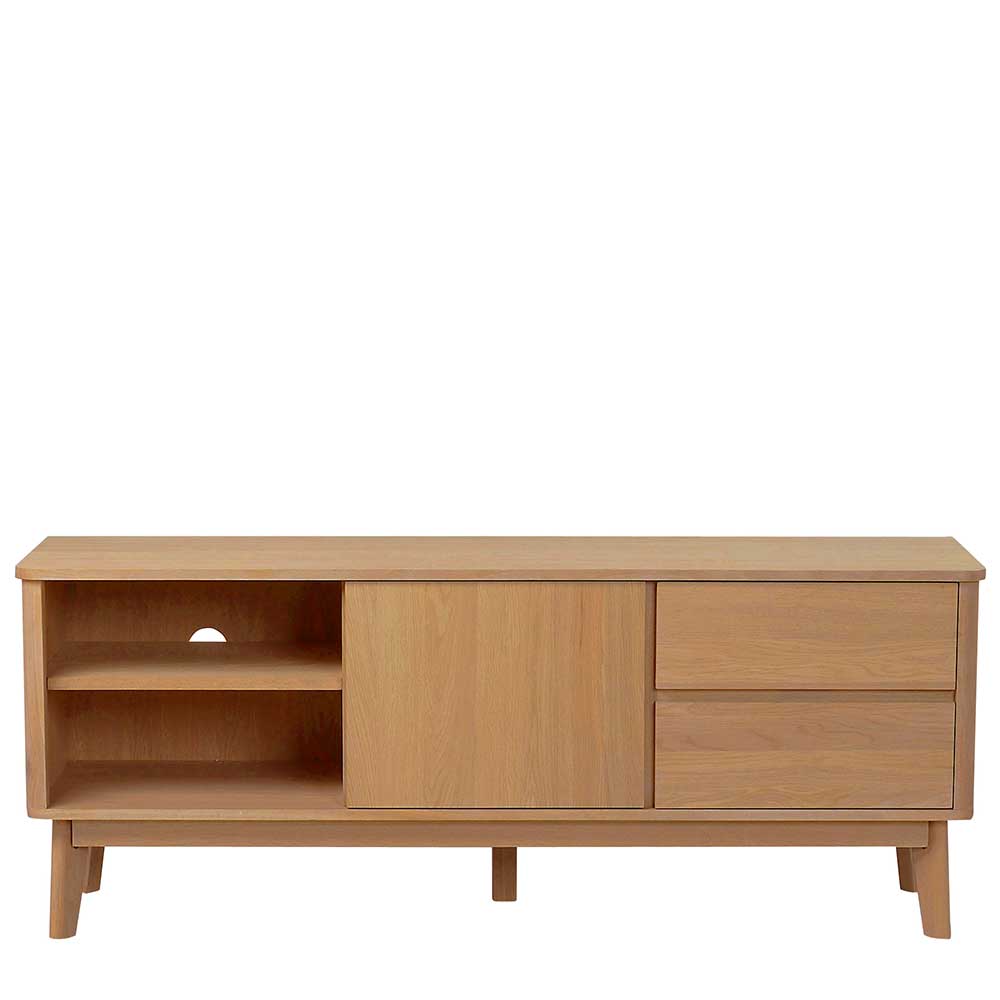 152x60x42 Retro TV Lowboard in Eiche - Adunia