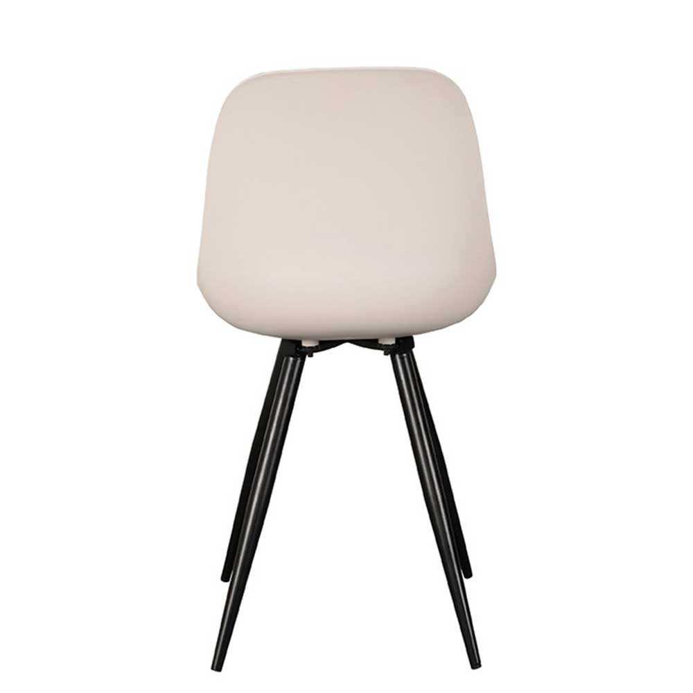 Stühle in Beige mit Schwarz - Ladinoska (2er Set)