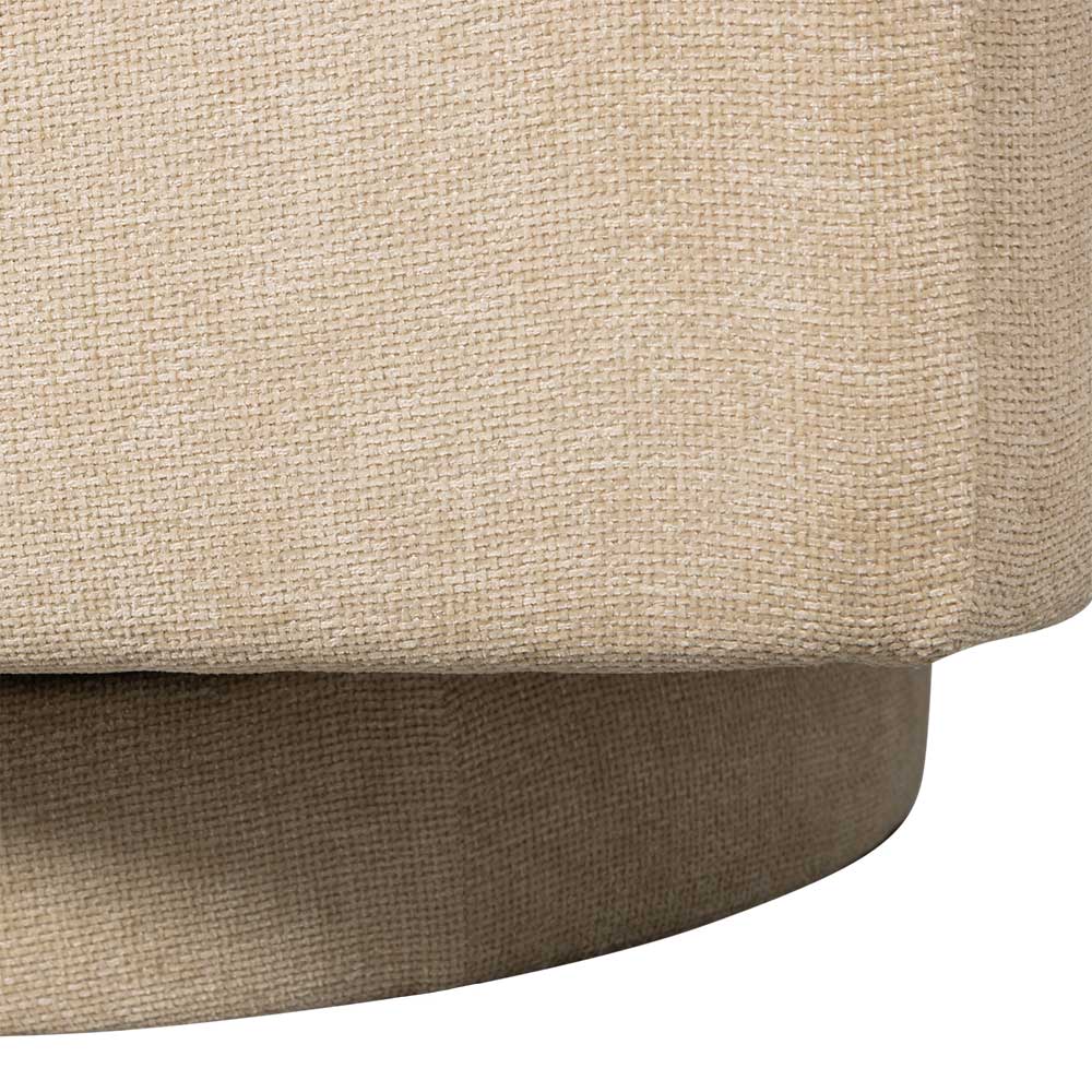 Wohnzimmer Drehsessel in Beige Chenille - Enzyla