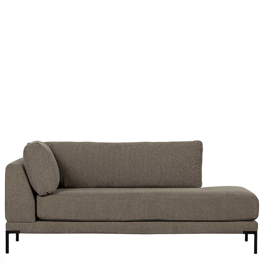 Modulsofa Lounge links in Taupe - Birte