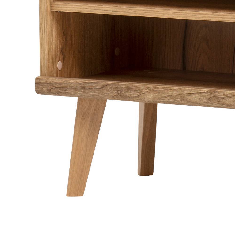 Kompakt-Garderobe in Eiche Optik und Graugrün - Oliva
