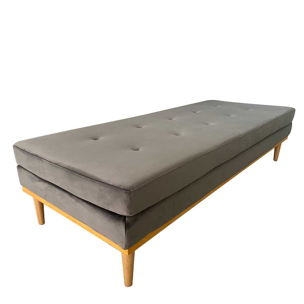 Retrostyle Liege Daybed in Grau Samt - Fiorentina