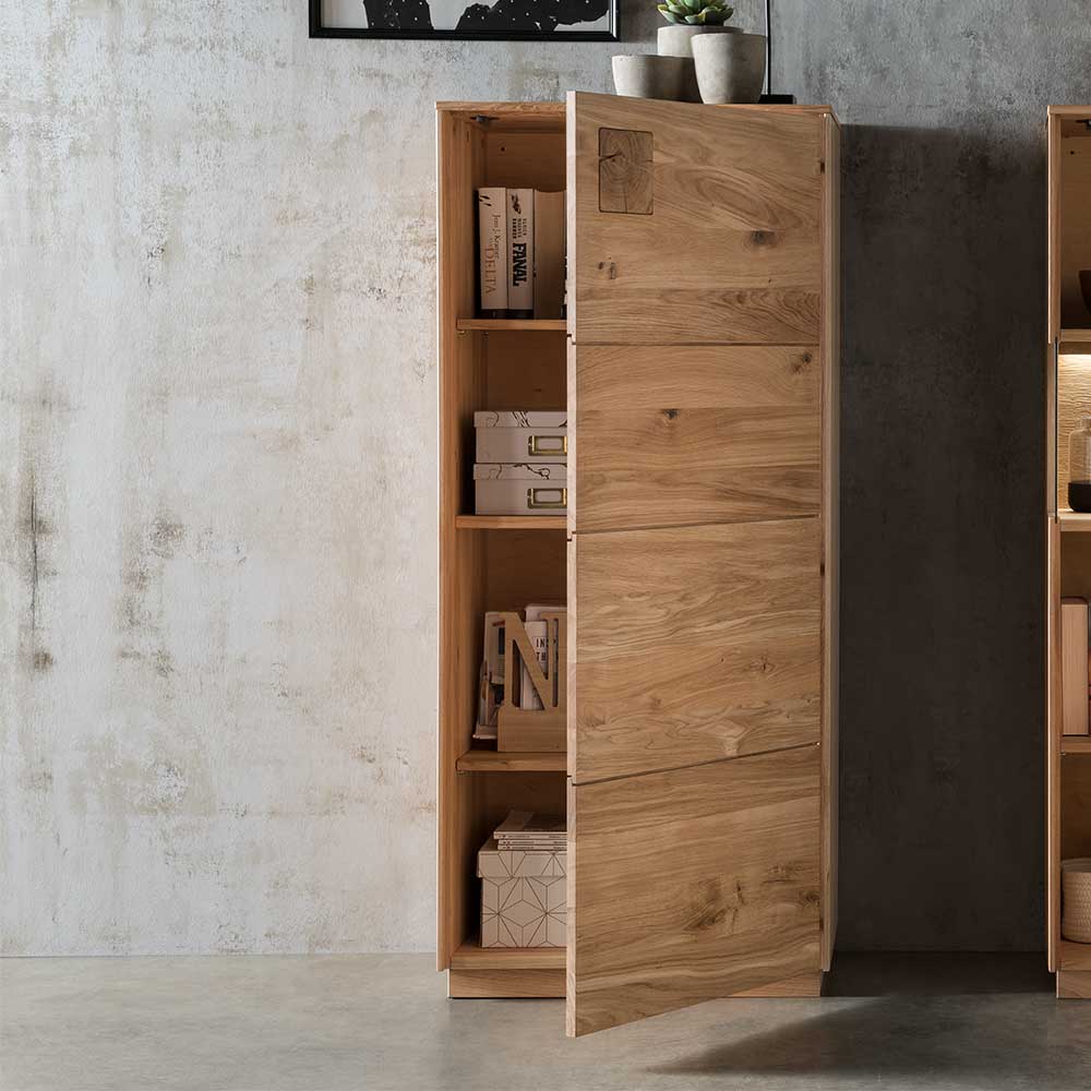 Wohnzimmerschrank aus Wildeiche massiv - Millena