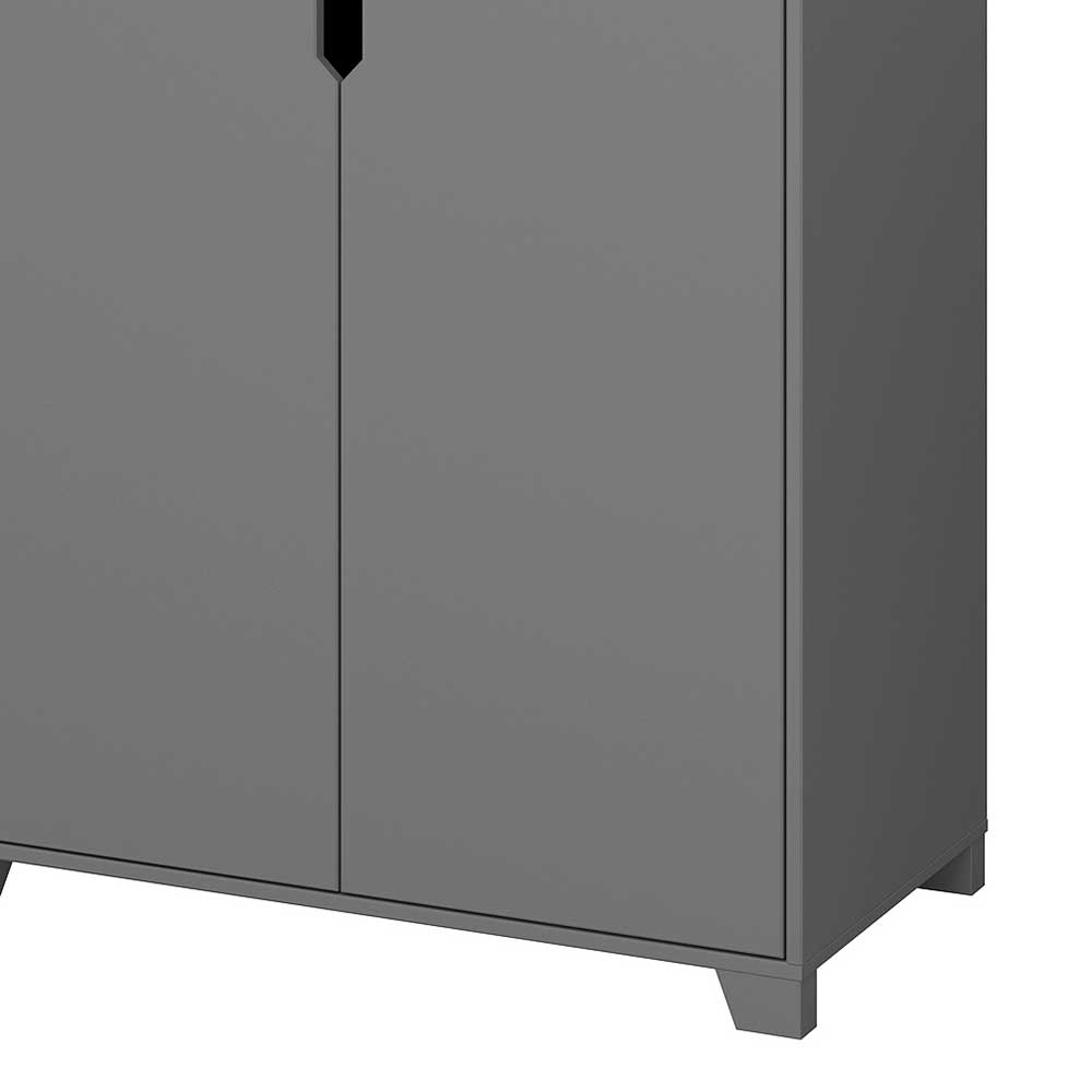 Skandi Kleiderschrank mit Grifflöchern - Niento