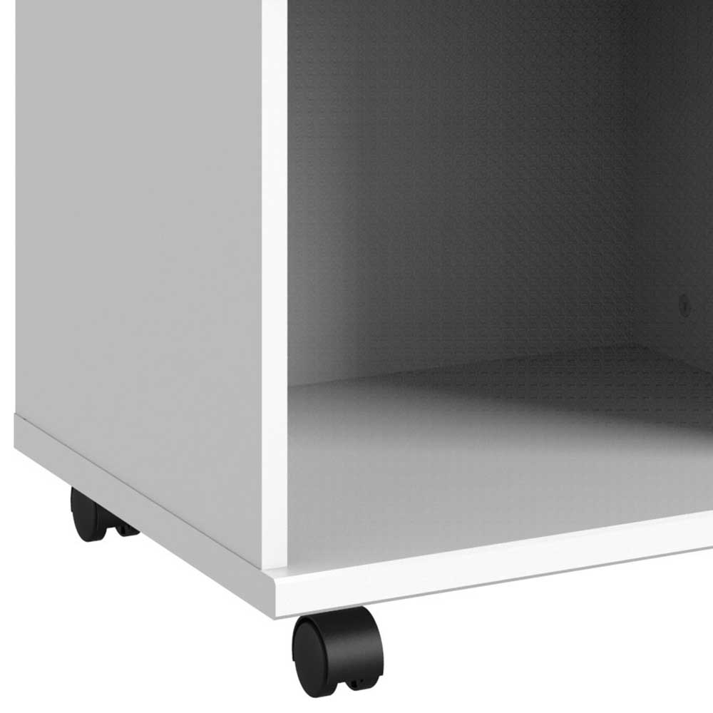 Rollcontainer in Weiß & Beton Optik hell - Orsidio