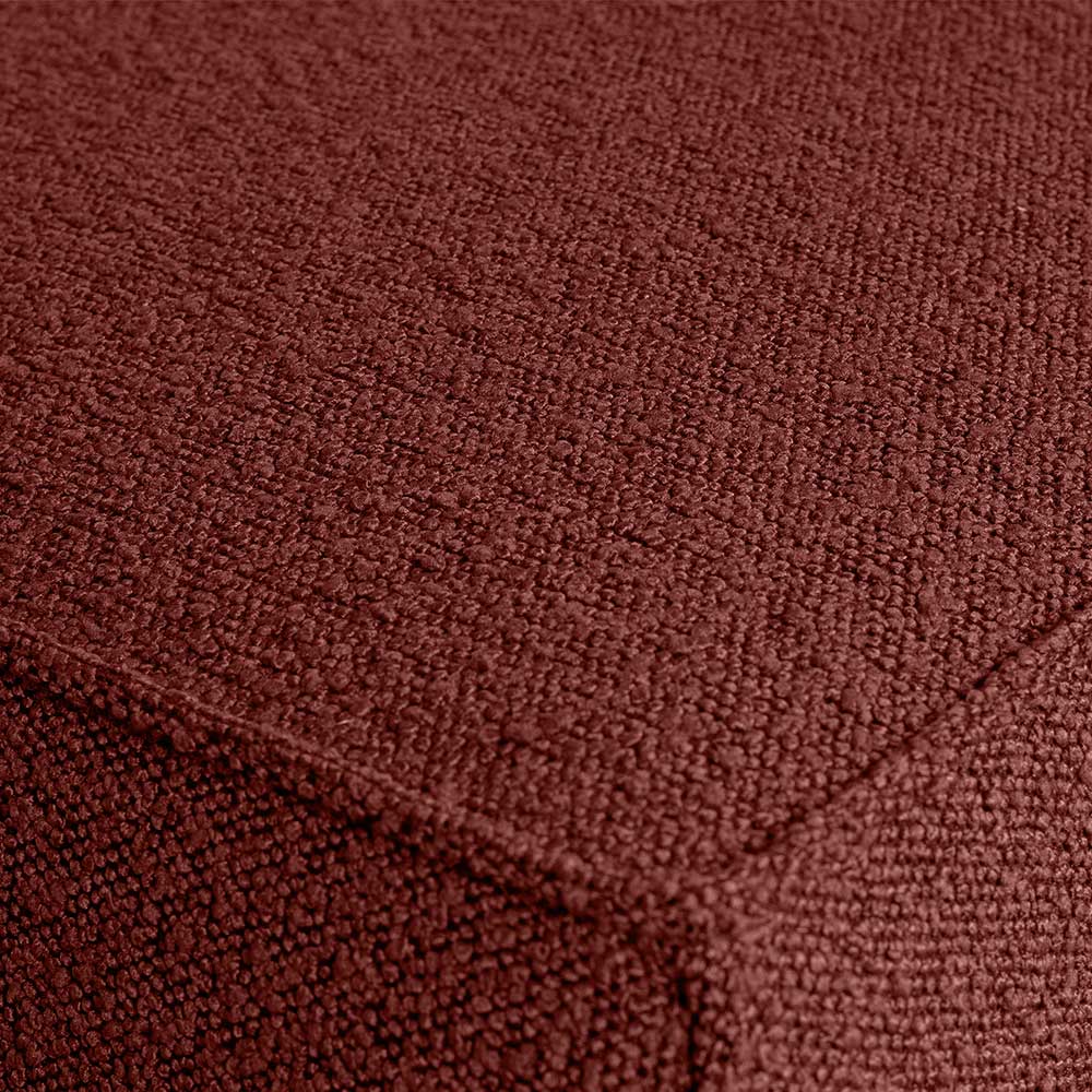 Sofa Element in Kastanienbraun Boucle - Usseaux