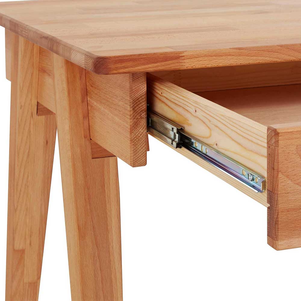 Schreibtisch aus Buche Massivholz geölt - Namika