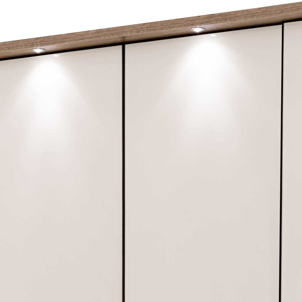 Kleiderschrank mit Falttüren & LED Beleuchtung - Sumilar
