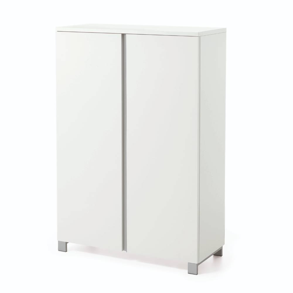2-türiger Schuhschrank in Weiß - Holdywas