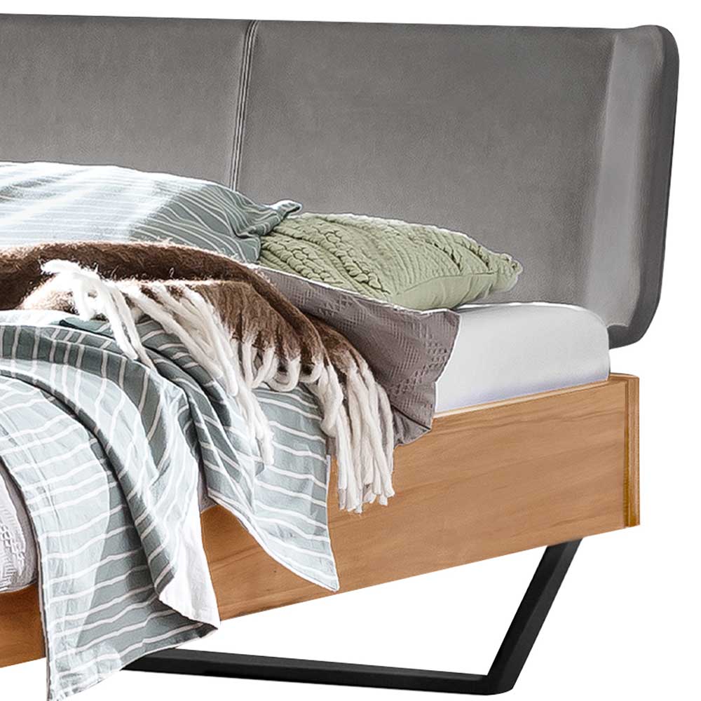 140x200 Bett mit Wildbuche Rahmen - Gannices