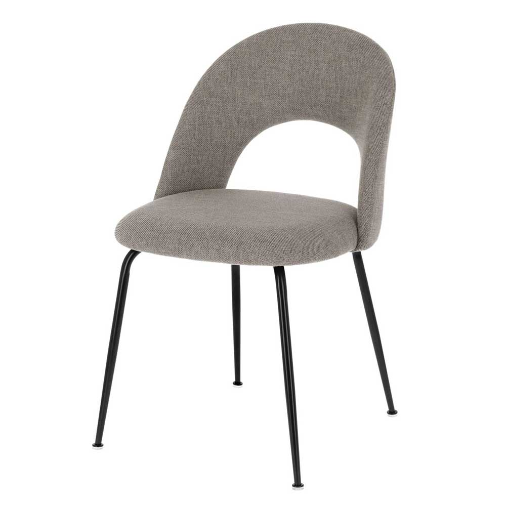 Design Esstischstühle in Hellgrau - Formosia (4er Set)