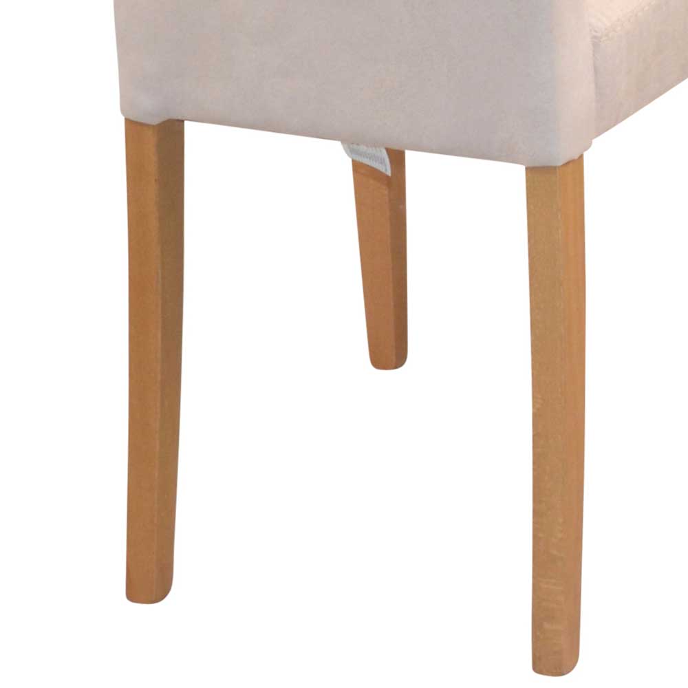 Eleganter Stuhl in Beige - Mero (2er Set)